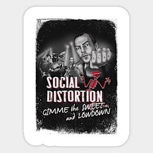 Gimme The Sweet Social Distortion Sticker